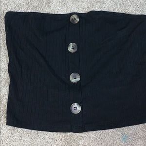 black tube top